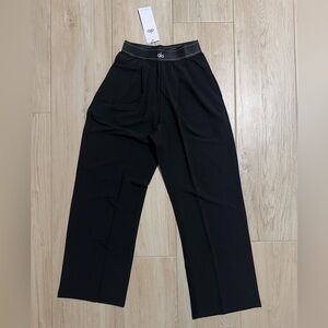 ALO Yoga Women’s Black Wide-Leg Lounge Pants